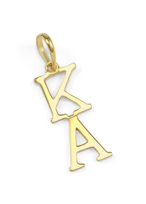 14k Solid Gold Kappa Alpha Lavaliere