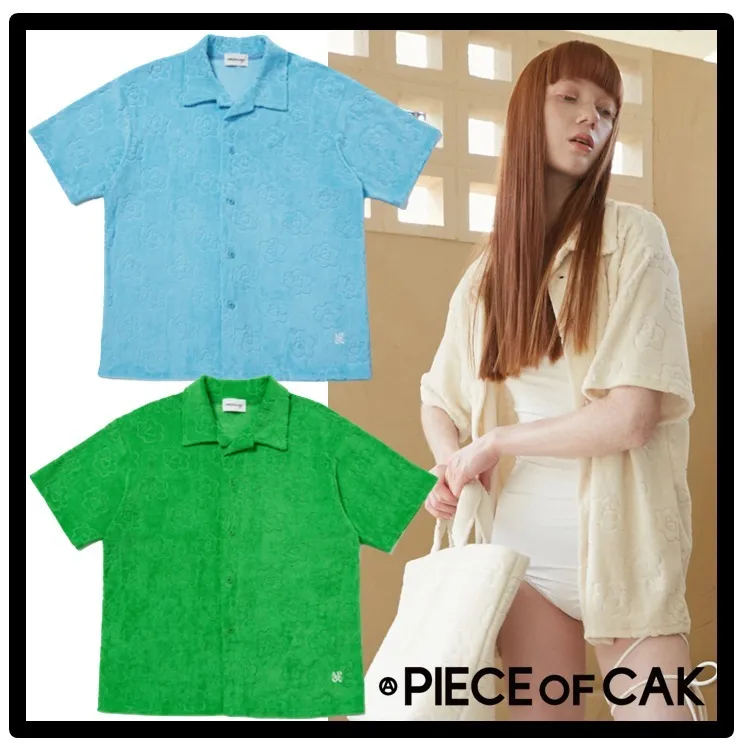 A PIECE OF CAKE  |Casual Style Street Style Logo Shirts & Blouses