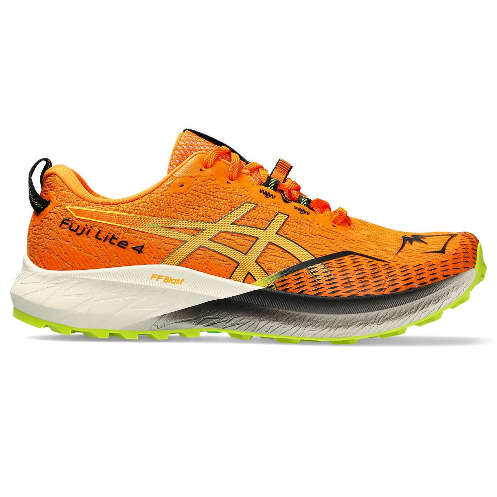 Asics Fuji Lite 4 Naranja Verde