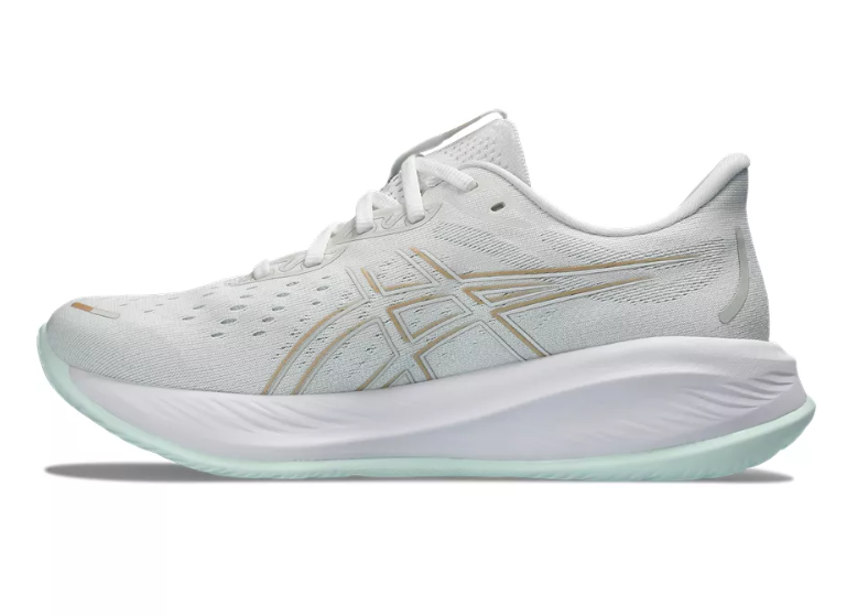 Asics Gel Cumulus 26 (B Width) - White/ Pale Mint (Womens)