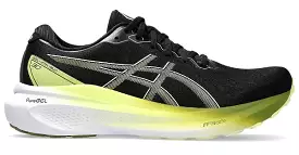 Asics Gel Kayano 30 (2E Width) - Black/Glow Yellow (Mens)