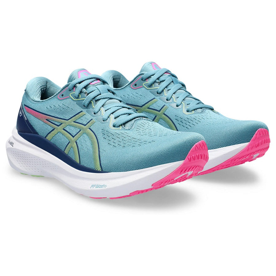 Asics Gel-Kayano 30 Azul Verde Rosa