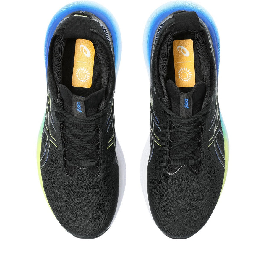 Asics Gel-Nimbus 25 Negro Azul Amarillo