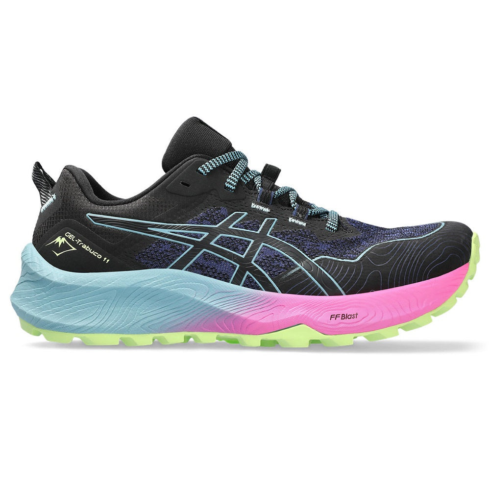 Asics GEL-Trabuco 11 Negro Celeste Rosa