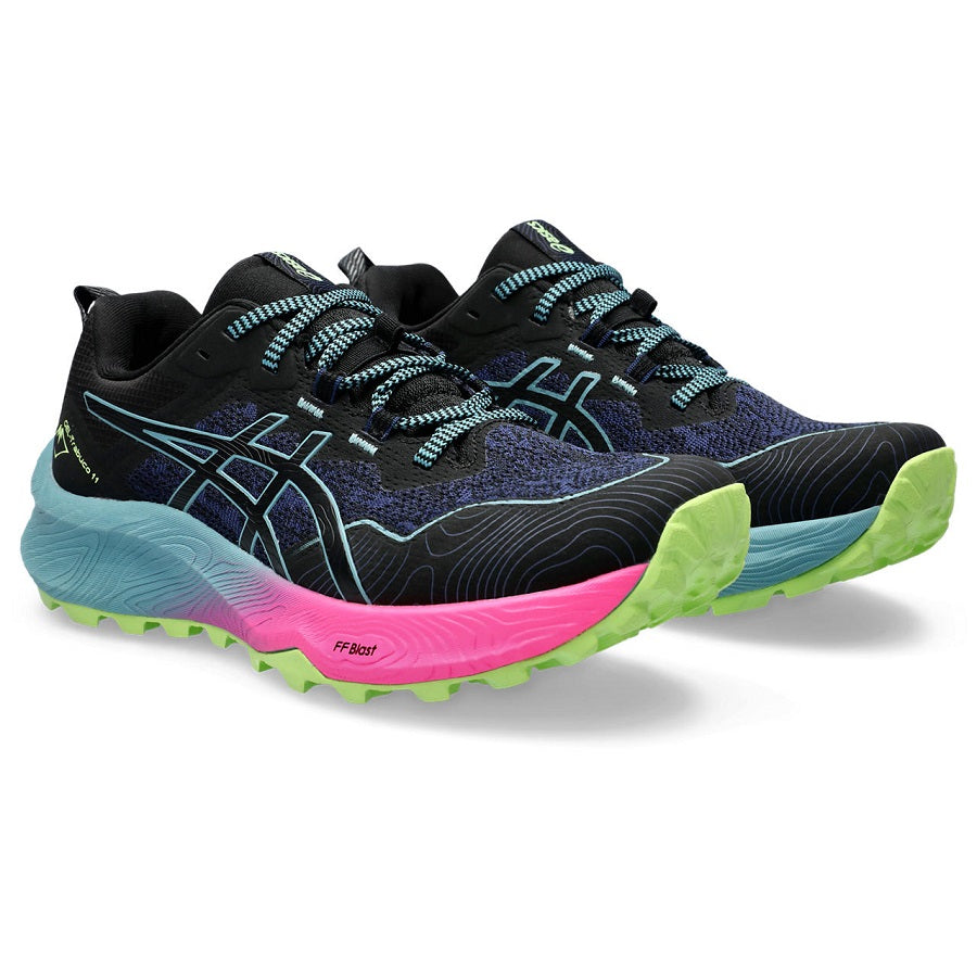 Asics GEL-Trabuco 11 Negro Celeste Rosa