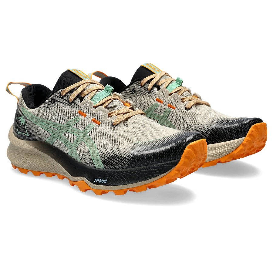 Asics GEL-Trabuco 12 Beige Naranja Negro Verde