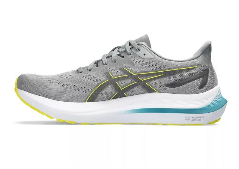 Asics GT-2000 12 (D Width) - Sheet Rock/Bright Yellow (Mens)