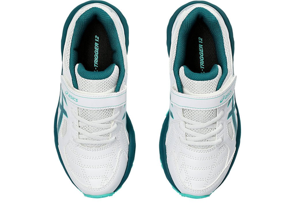 ASICS JUNIOR GEL TRIGGER WHITE/TEAL