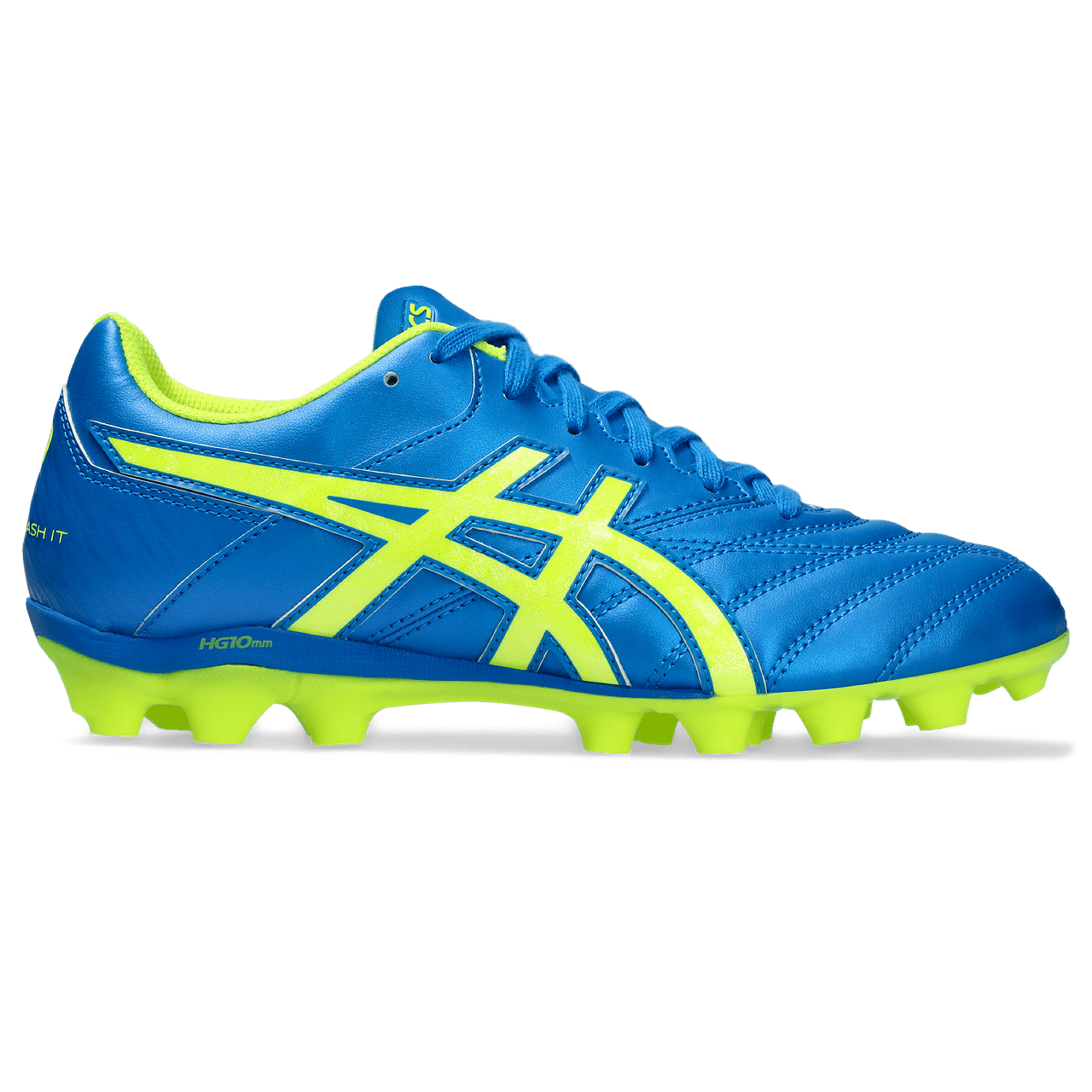 Asics Lethal Flash IT 2 GS Junior Football Boot ELECTRIC BLUE/YELLOW