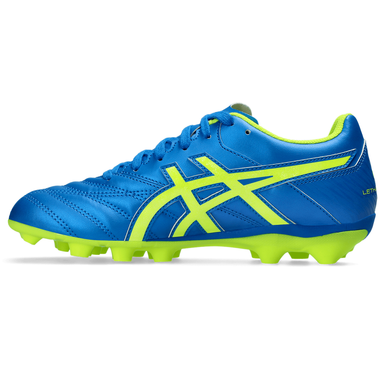 Asics Lethal Flash IT 2 GS Junior Football Boot ELECTRIC BLUE/YELLOW