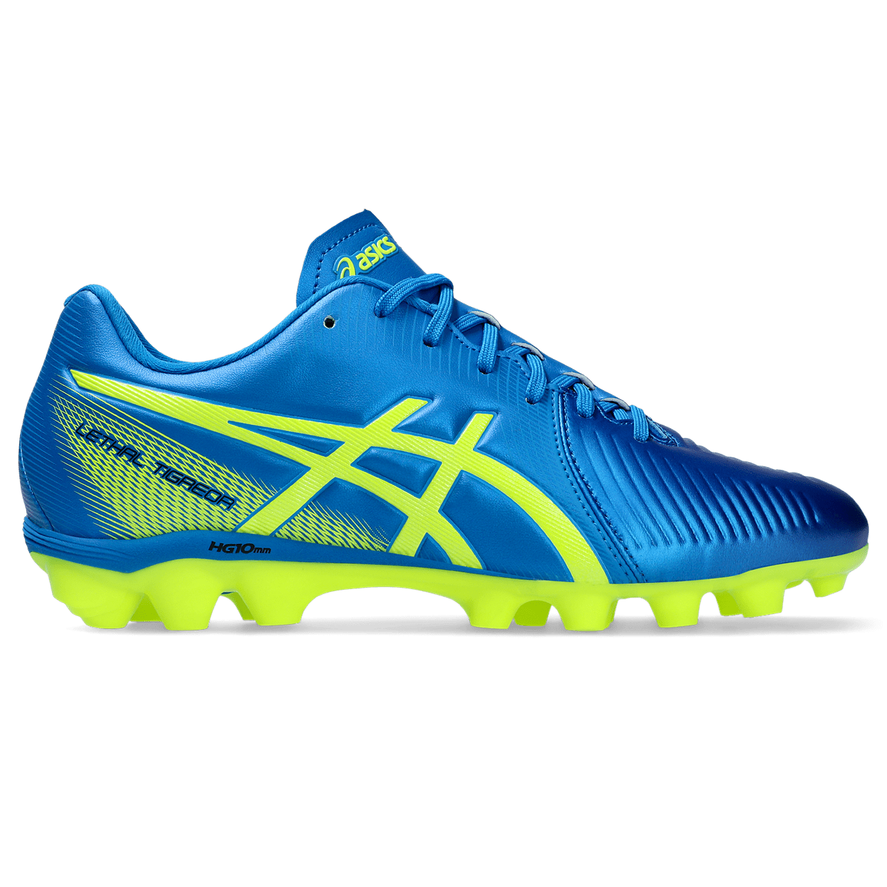 Asics Lethal Tigreor IT 3 FG Junior Football Boot BLUE/SAFTETY YELLOW