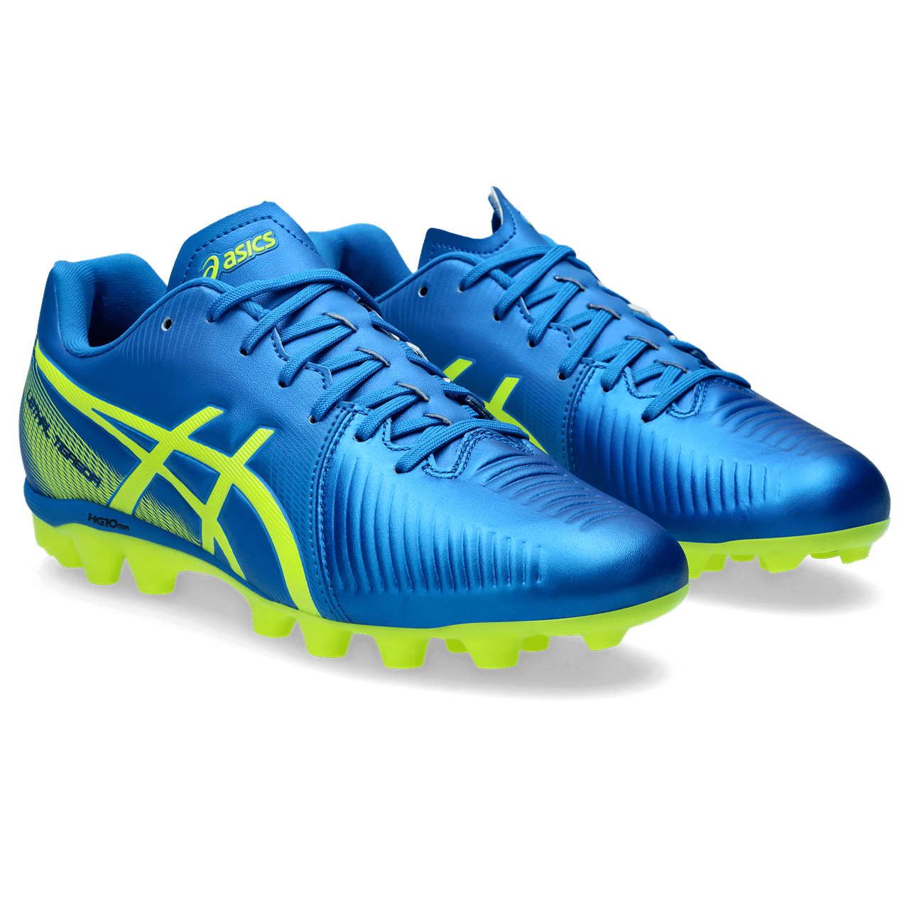 Asics Lethal Tigreor IT 3 FG Junior Football Boot BLUE/SAFTETY YELLOW