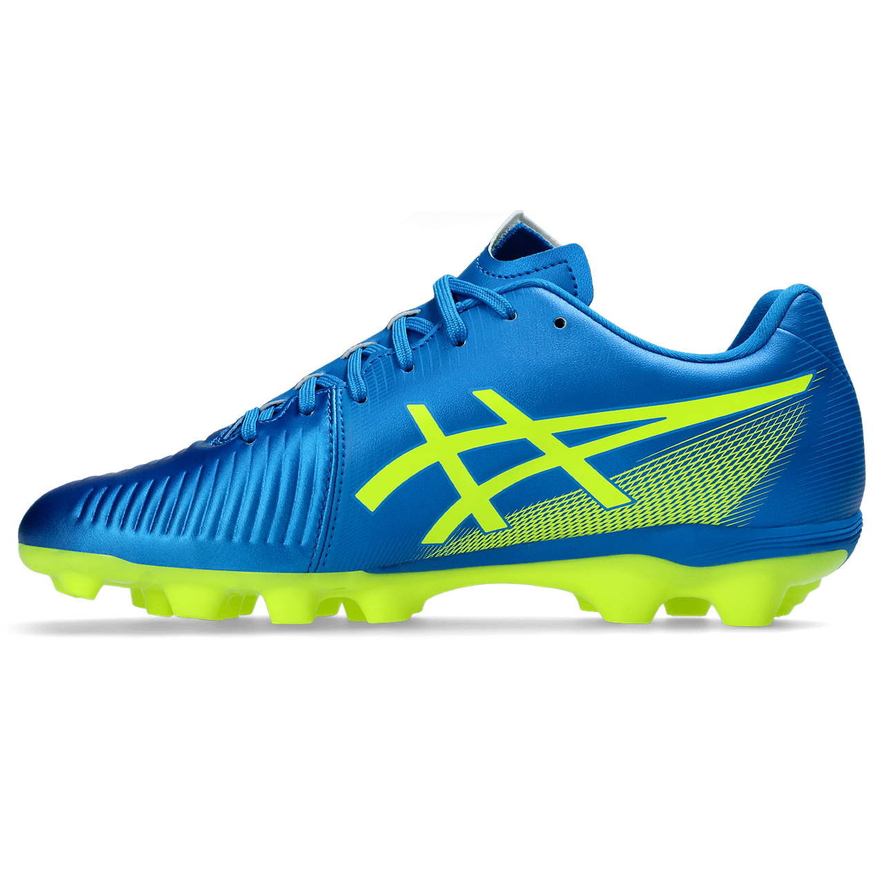 Asics Lethal Tigreor IT 3 FG Junior Football Boot BLUE/SAFTETY YELLOW