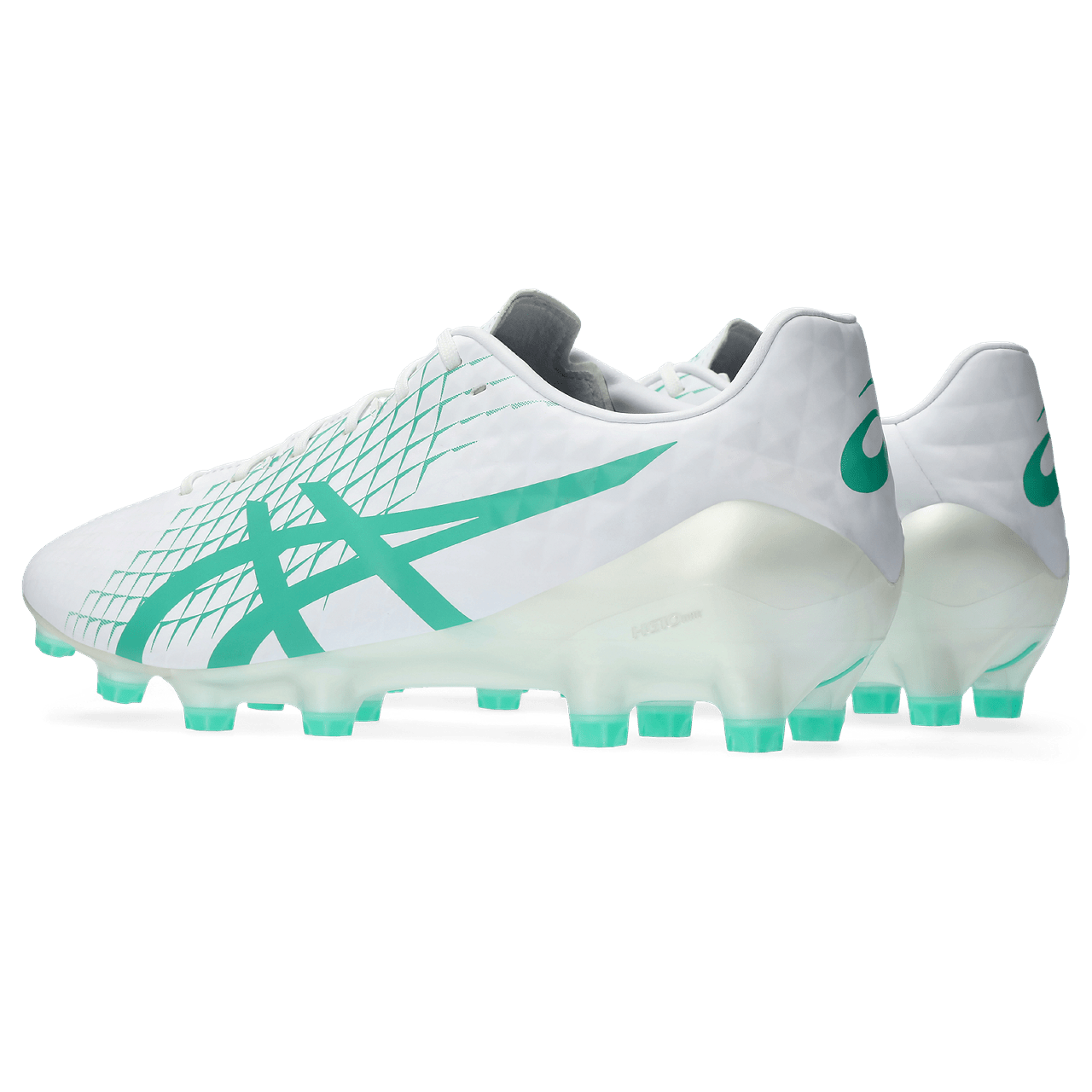 Asics Menace 4 FG Senior Football Boot WHT/AURORA GREEN