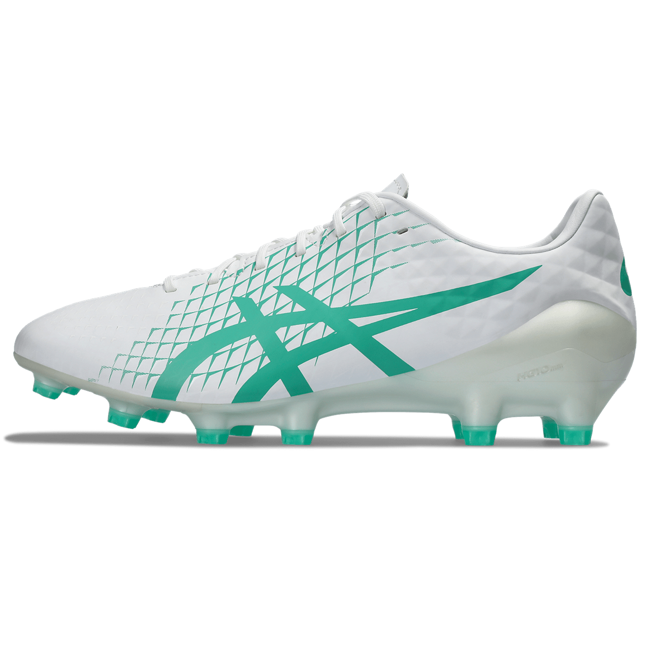 Asics Menace 4 FG Senior Football Boot WHT/AURORA GREEN