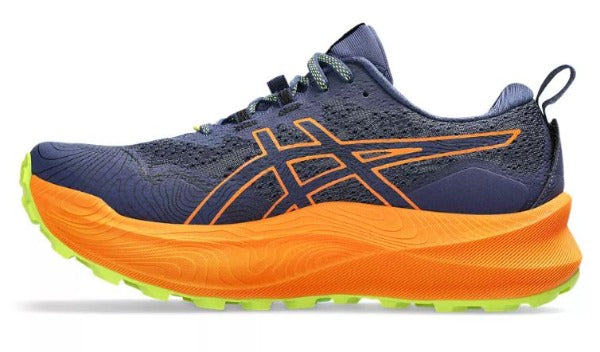 Asics Trabuco Max 2 (D Width) - Deep Ocean/Bright Orange (Mens)