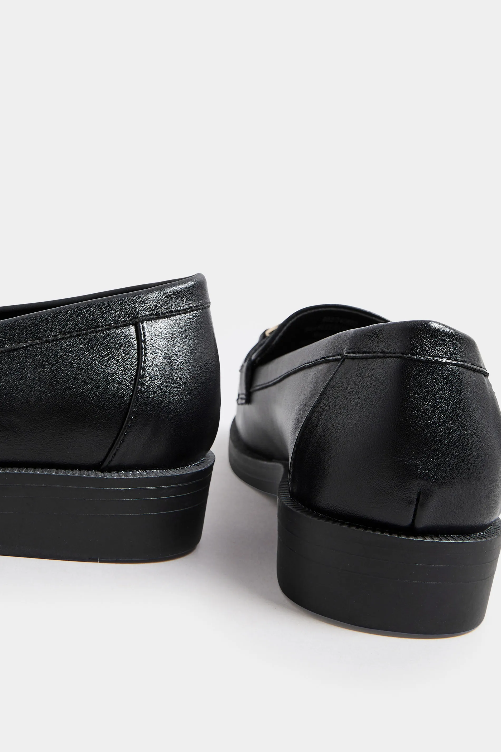 Black Tassel Detail Loafers In Extra Wide EEE Fit