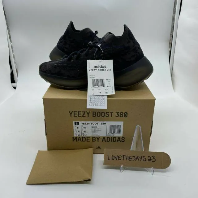 Brand New Adidas Yeezy Boost 380 "Onyx" Size 5 Deadstock...