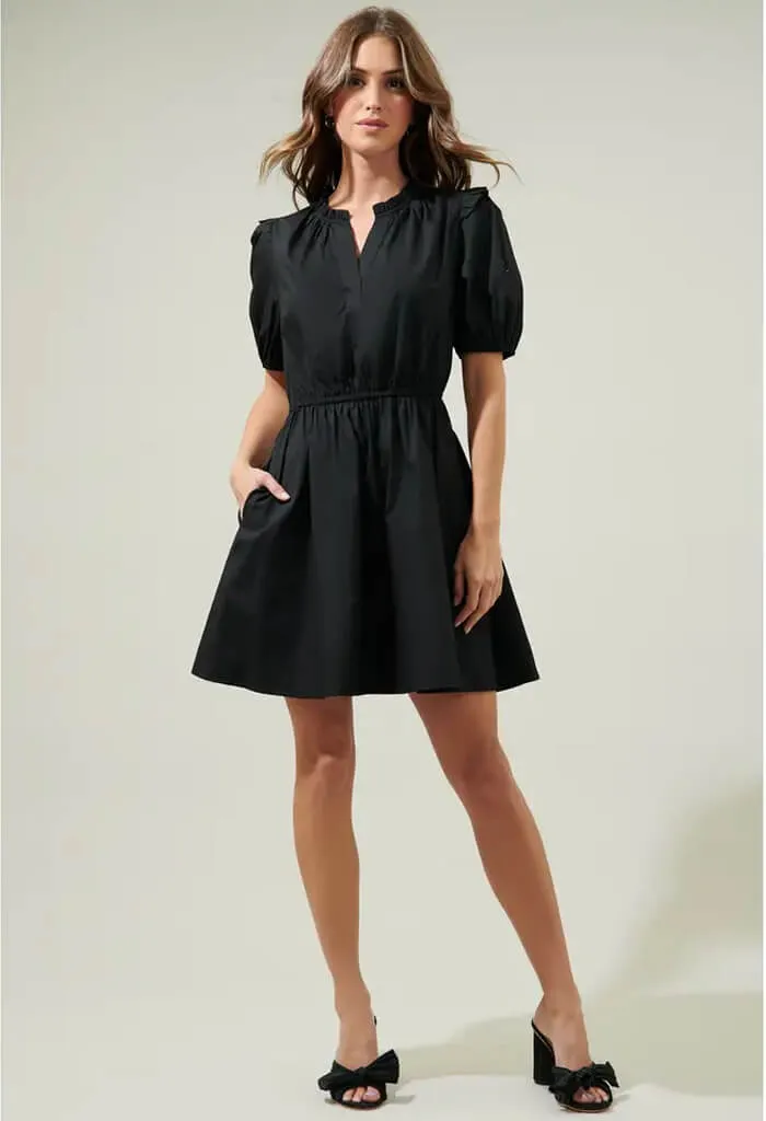 Candice Poplin Mini Dress