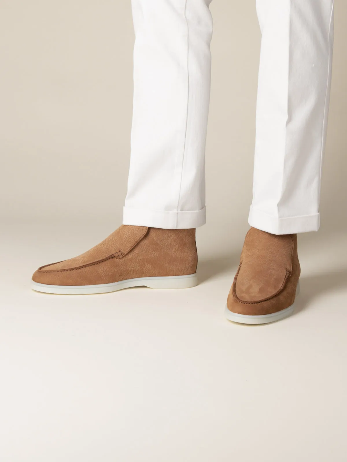 Caramel Nubuck City Loafer