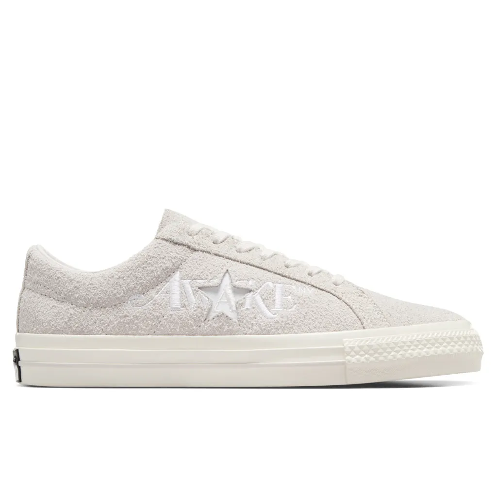 Converse x Awake One Star Pro Ox - White Sand/Black/White