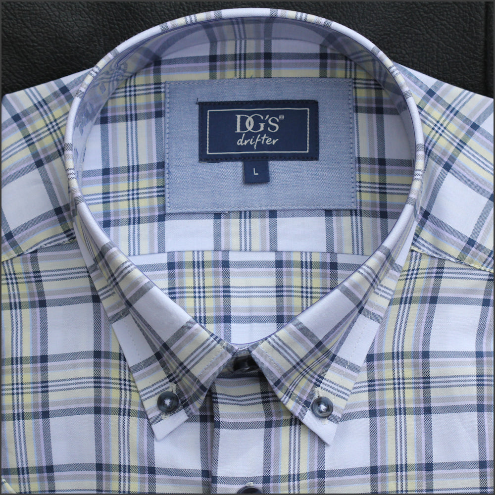 Dg's Blue & Yellow Pattern SS Shirt-