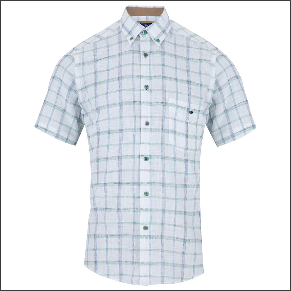 Dg's Blue Multi Check SS Shirt-