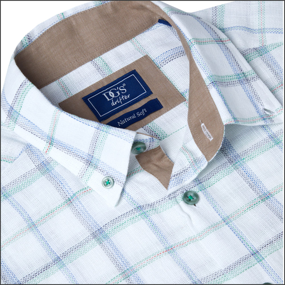 Dg's Blue Multi Check SS Shirt-