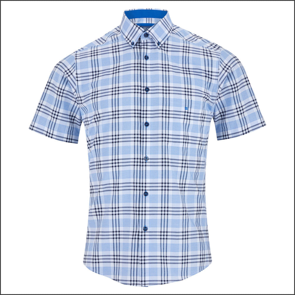 Dg's Large Blue Check SS-