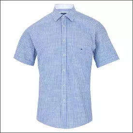 Dg's Mid Blue Stripe SS Shirt*