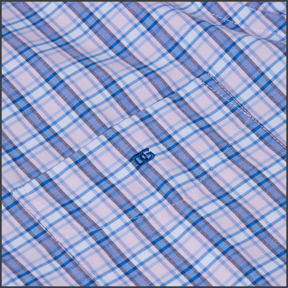 Dg's Pink Check SS Shirt-