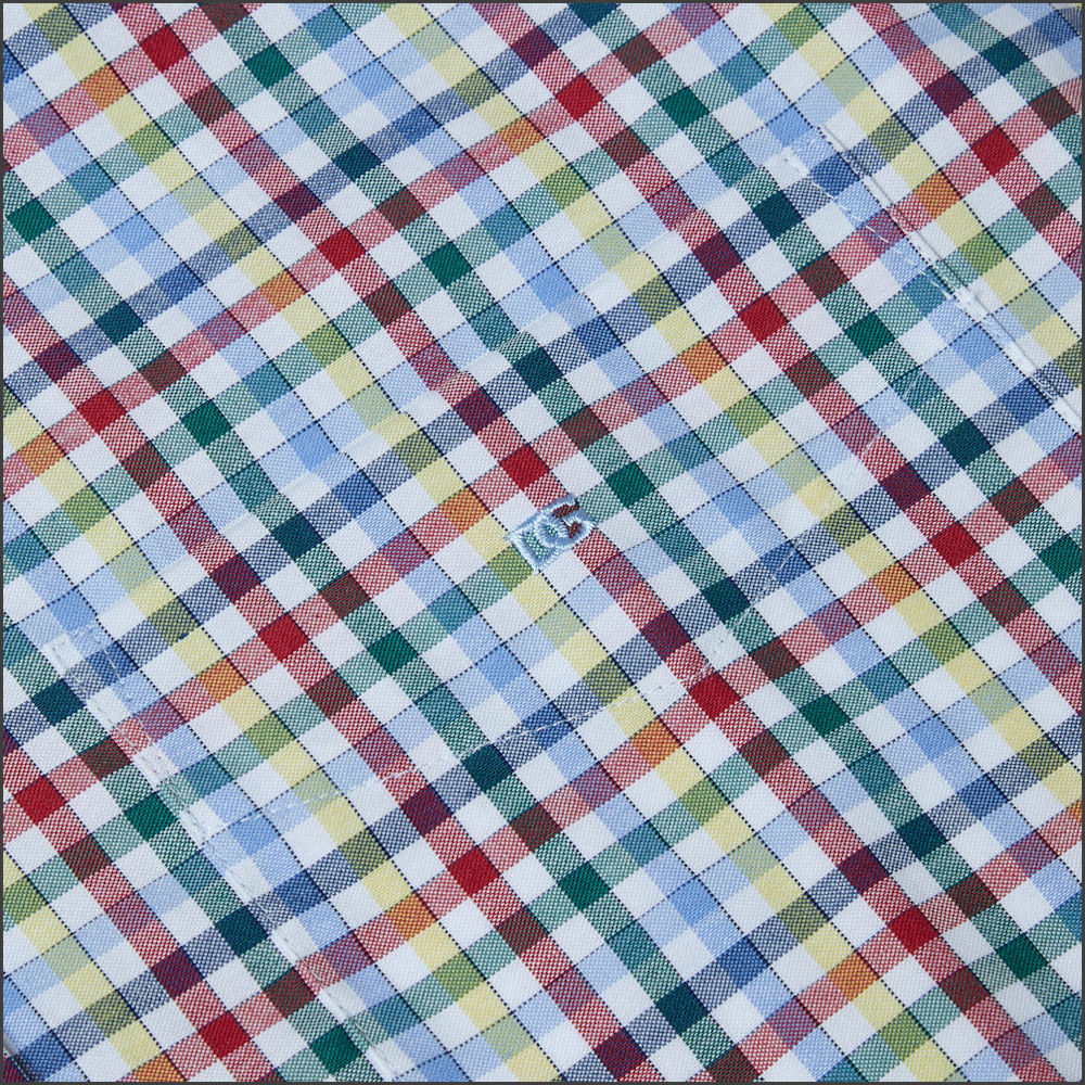 Dg's Red Multi Check SS