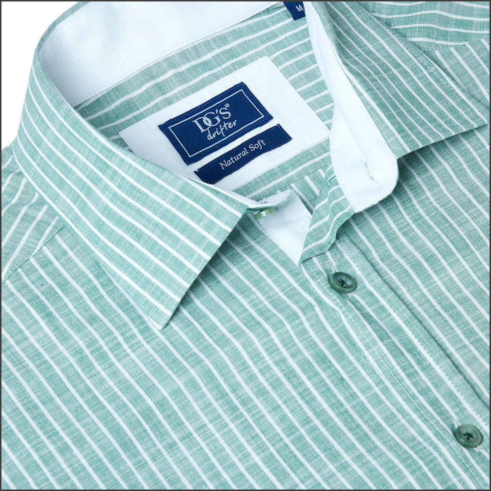 Dg's Sage Stripe SS Shirt-