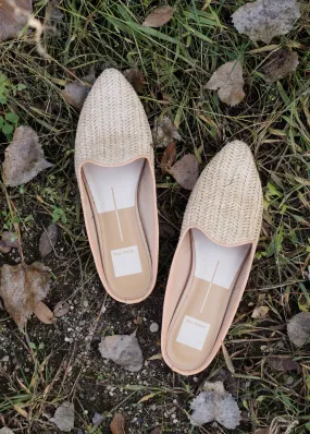 Dolce Vita - Natural Raffia Slide Shoe - FINAL SALE