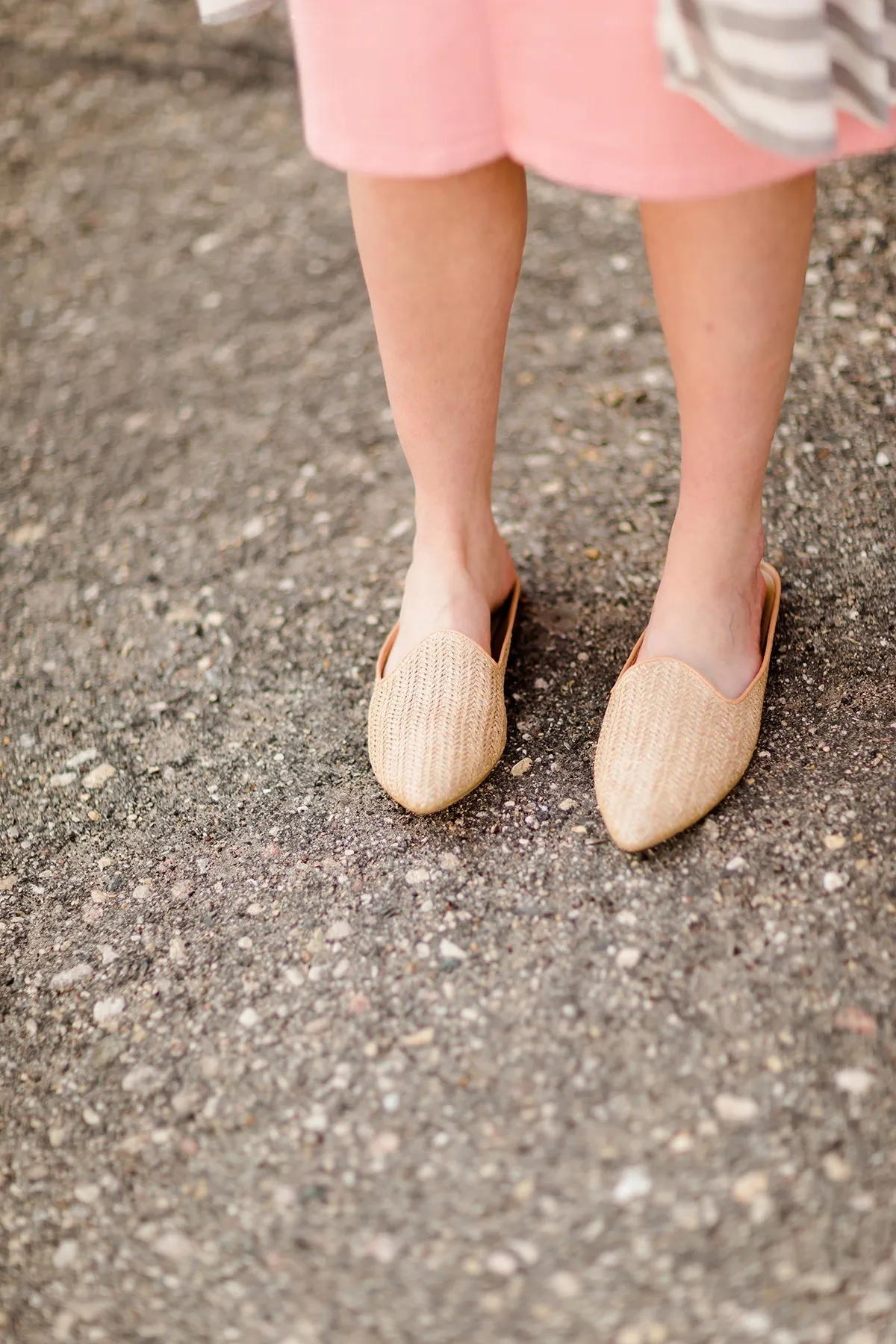 Dolce Vita - Natural Raffia Slide Shoe - FINAL SALE