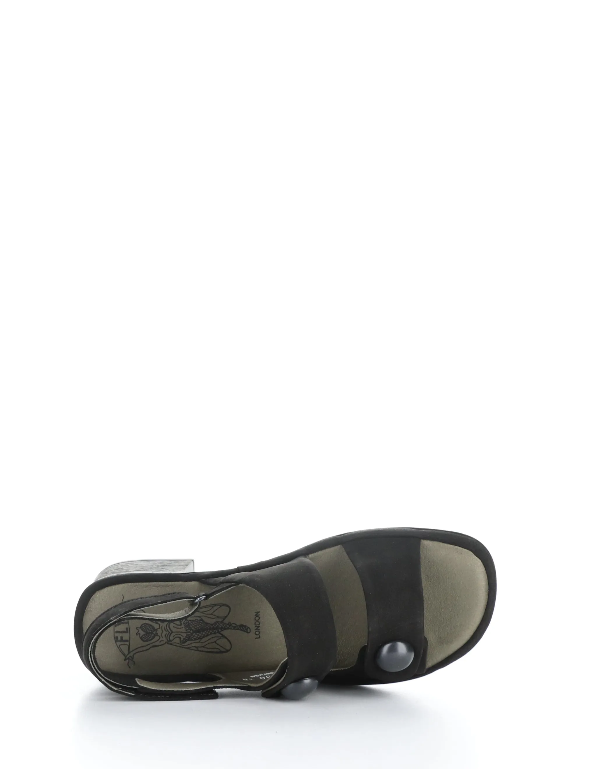 EBLA489FLY 000 BLACK Velcro Sandals