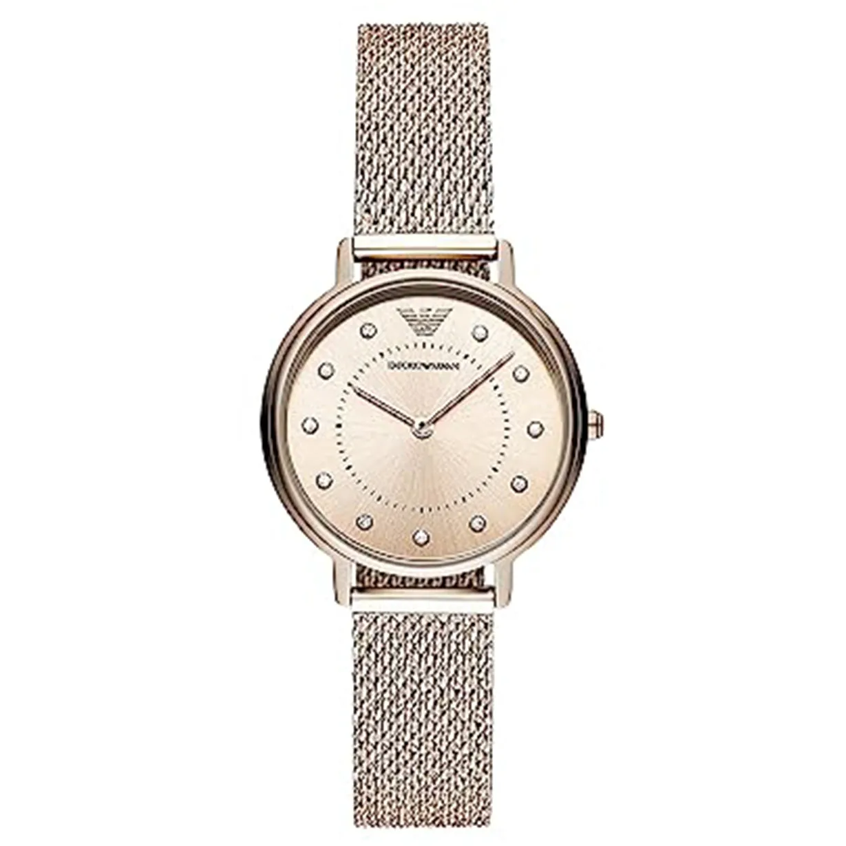 Emporio Armani Kappa Rose Gold Dial Women 32mm