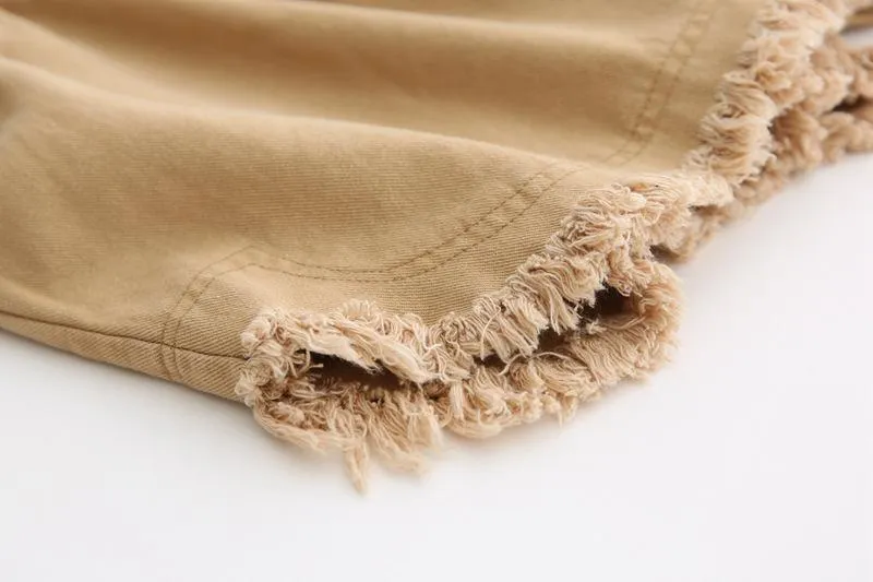 Fabrice Frayed Shorts