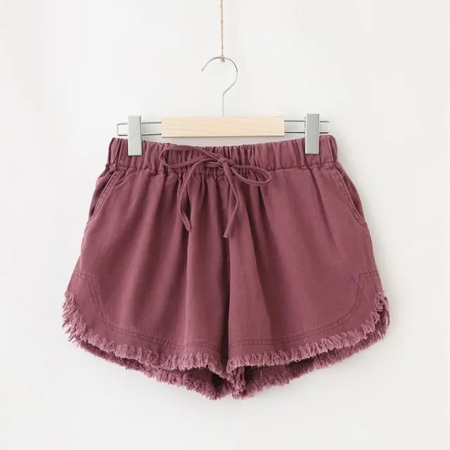 Fabrice Frayed Shorts