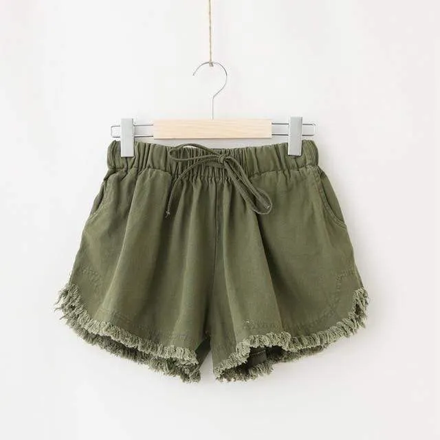 Fabrice Frayed Shorts