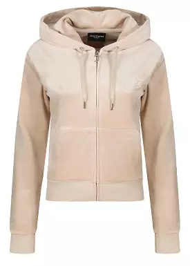 Juicy Couture Robertson Classic Velour Hoodie - brazilian sand