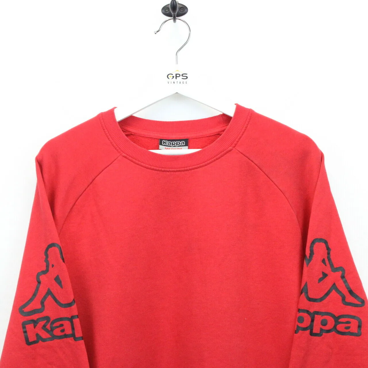 KAPPA 00s Sweatshirt Red | Medium