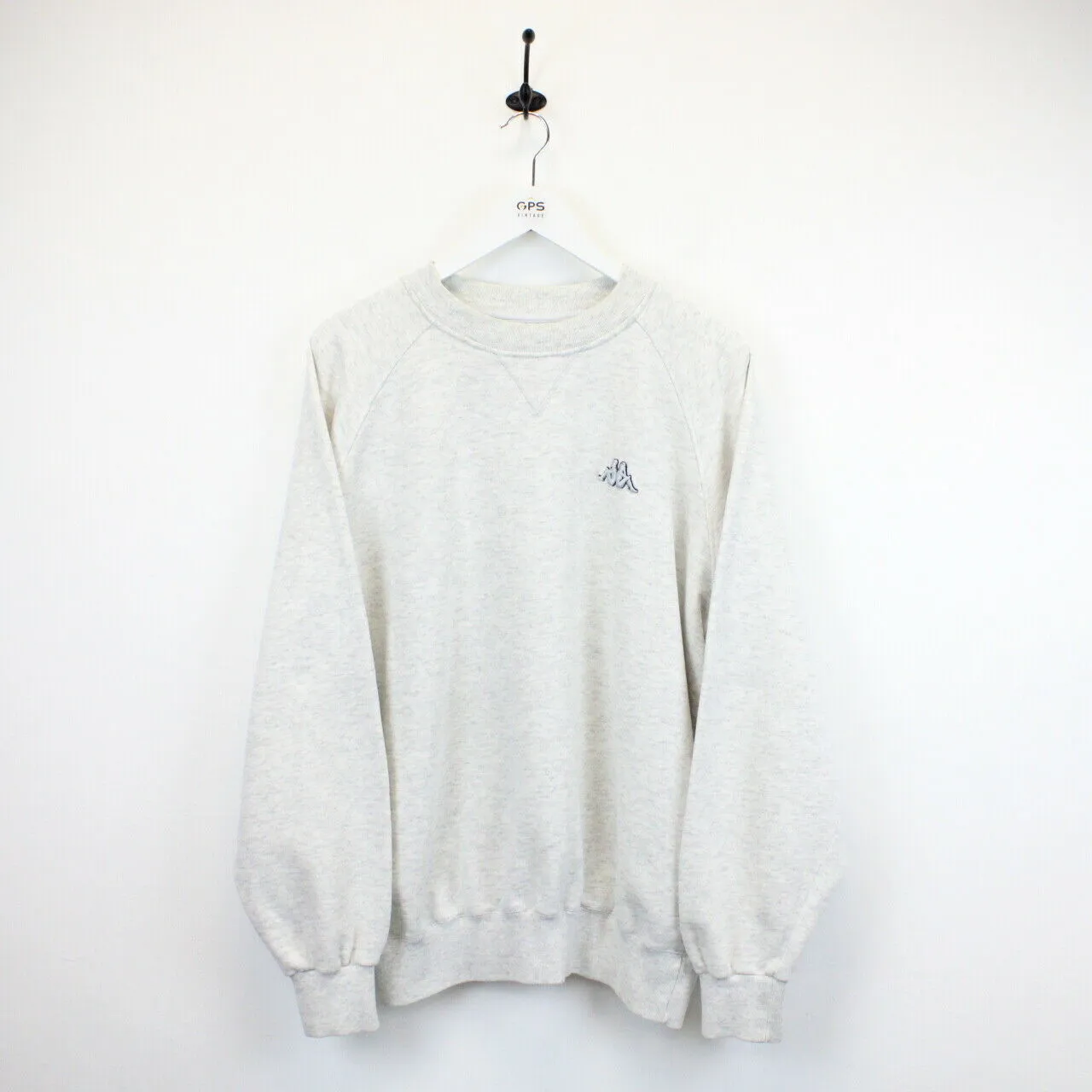 KAPPA 90s Sweatshirt Light Grey | XL