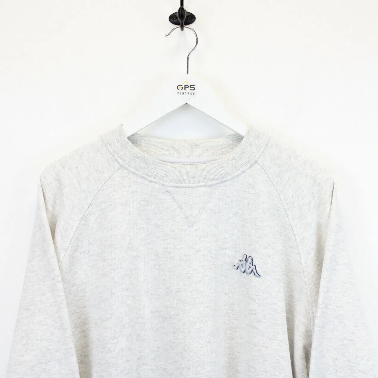 KAPPA 90s Sweatshirt Light Grey | XL