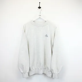 KAPPA 90s Sweatshirt Light Grey | XL