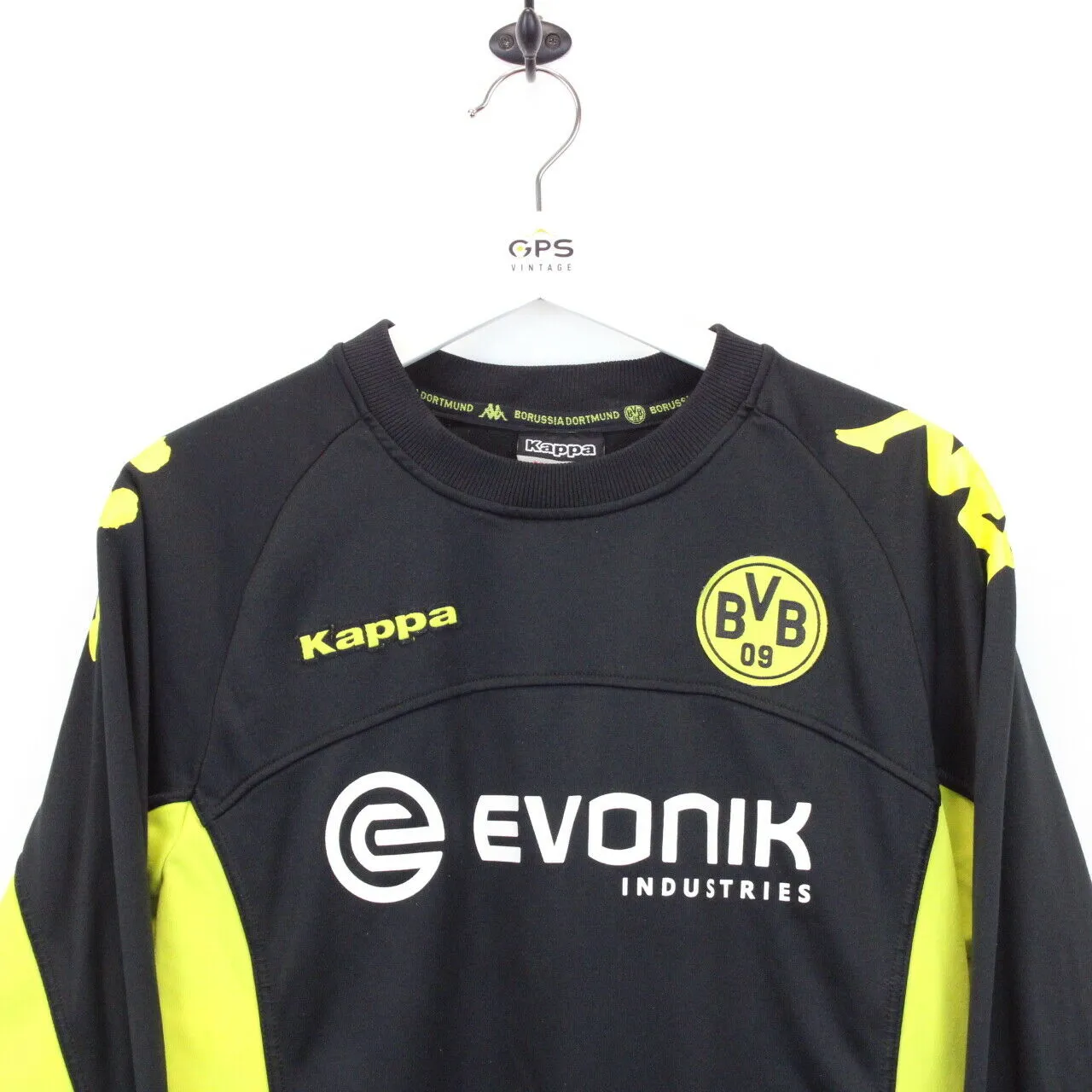 KAPPA BORUSSIA DORTMUND Sweatshirt Black | Medium