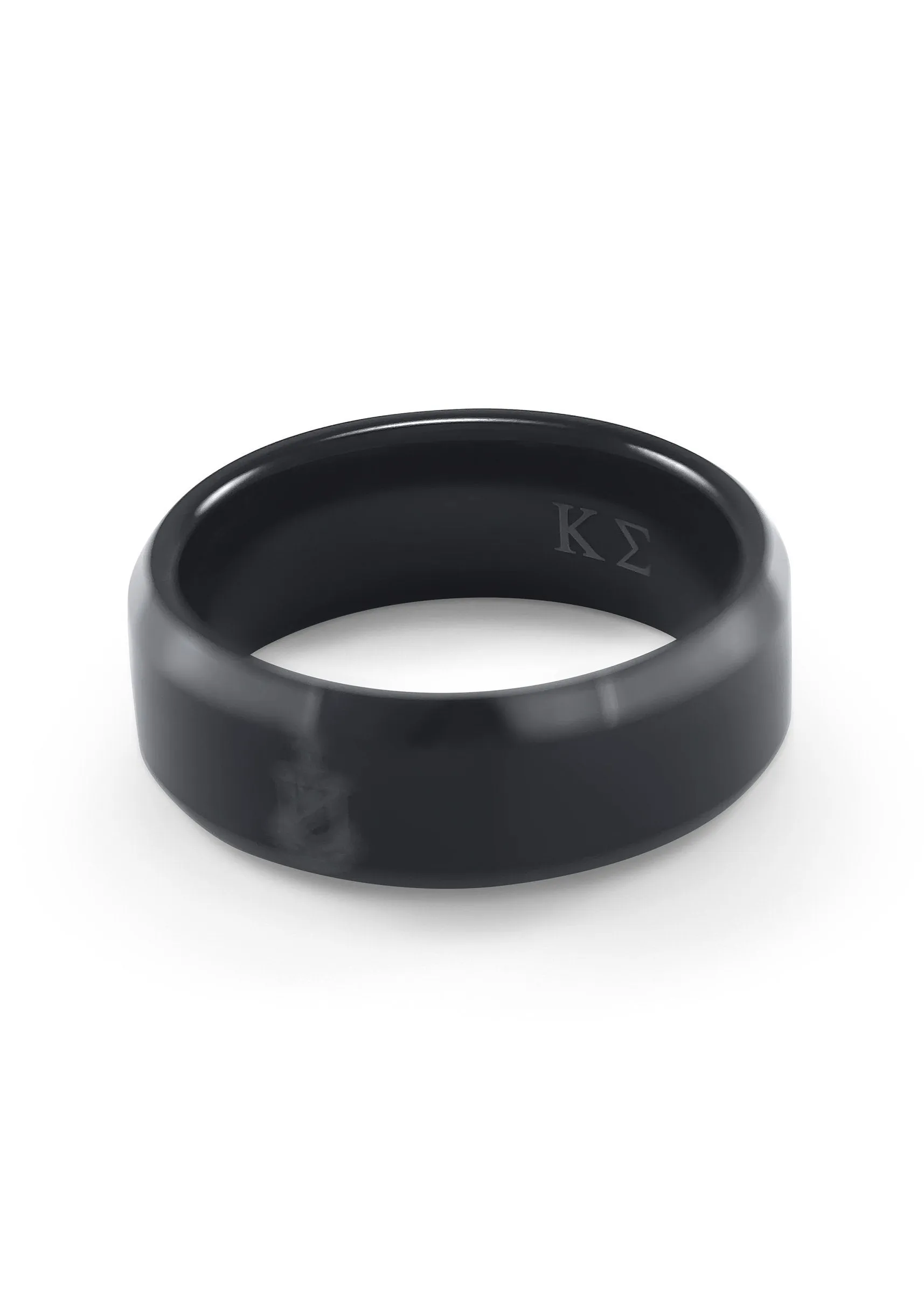 Kappa Sigma Black Tungsten Ring