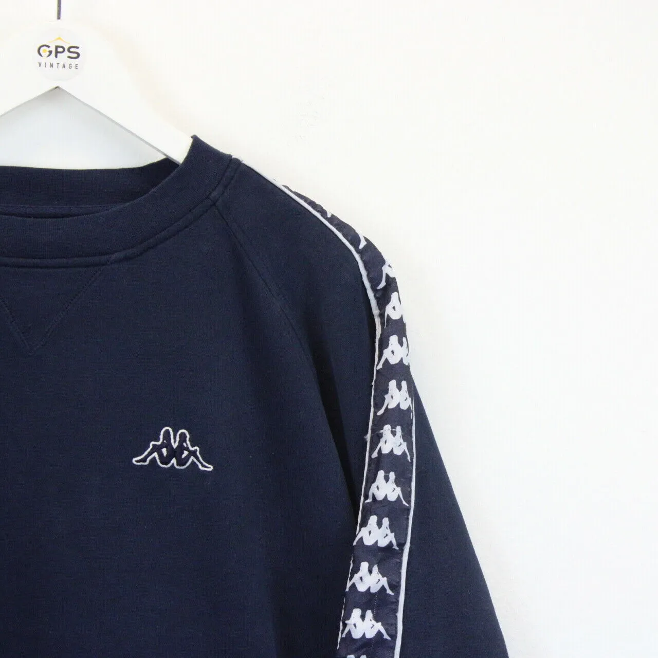 KAPPA Sweatshirt Navy Blue | XL