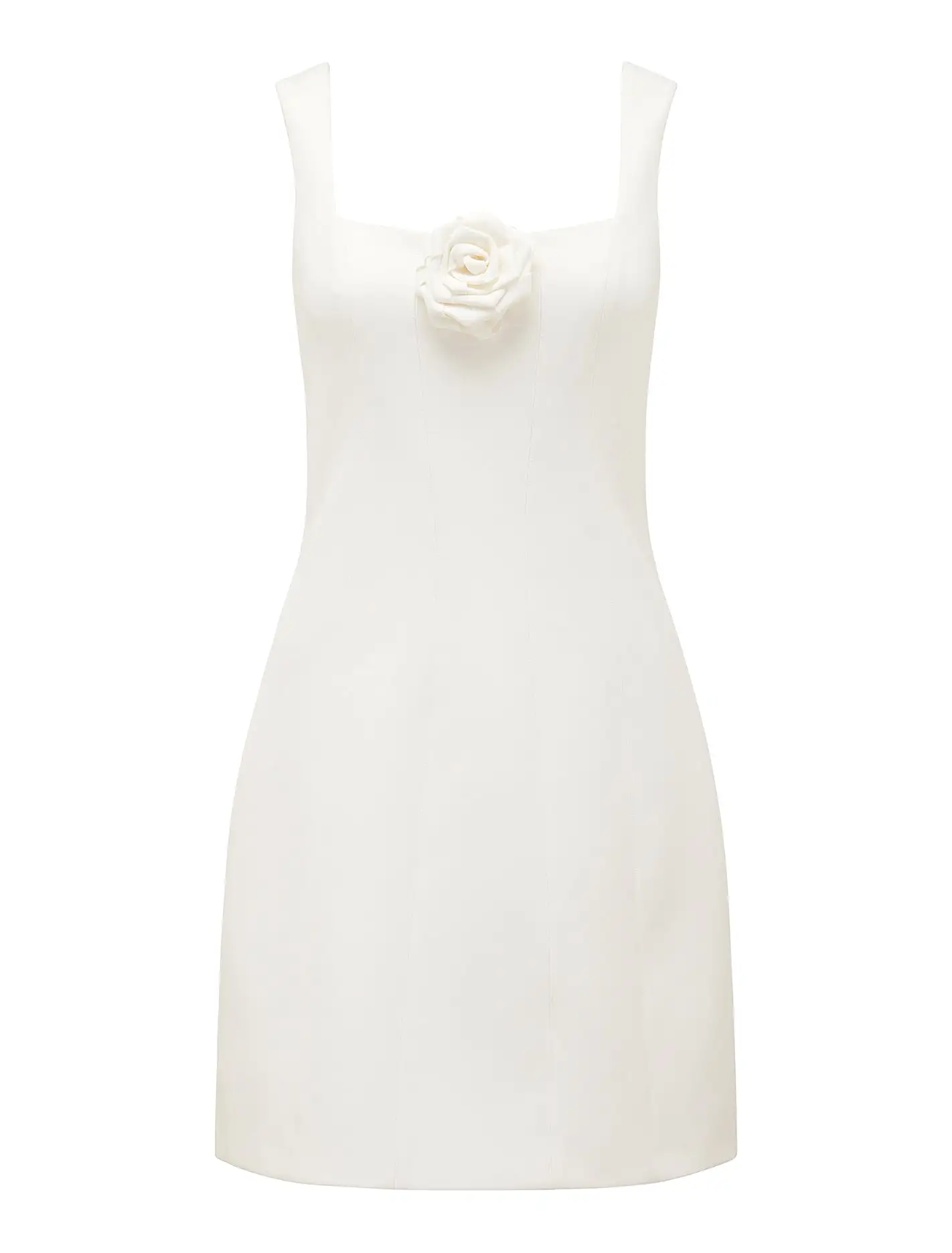 Kate Structured Rosette Mini Dress