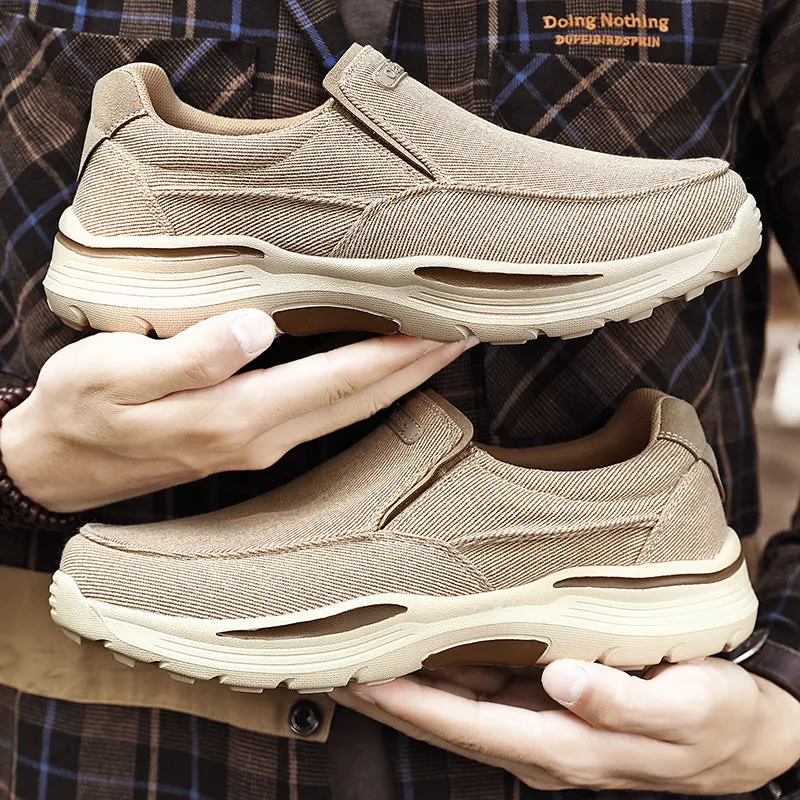 Men's Relaxed Fit Canvas Loafers